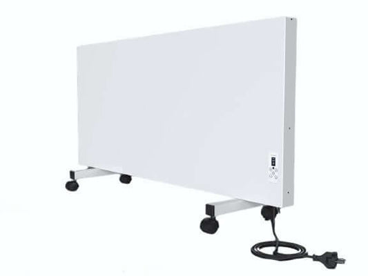 Powerful convection heater 1000W white steel and ceramic 100x50x6,5 cm (WRSP100)